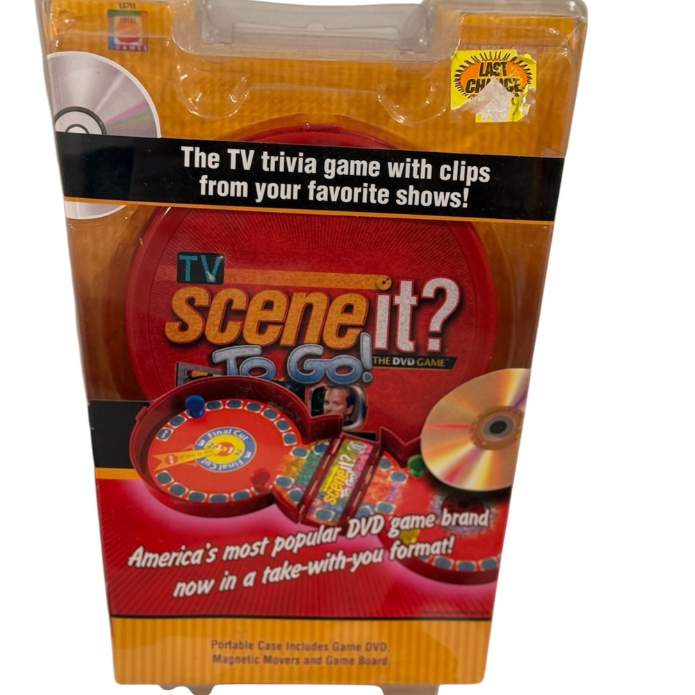 NEW Scene It? To Go TV Trivia Game ~ DVD ~ Travel Edition